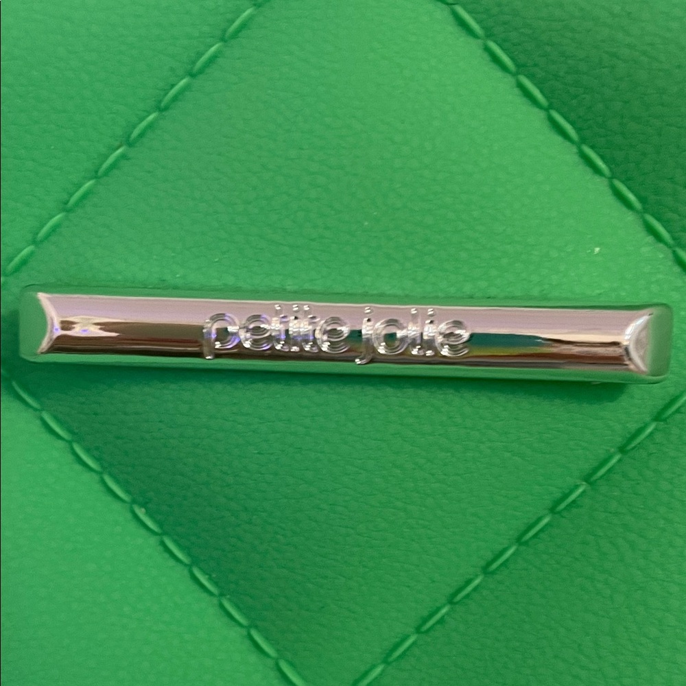 💚 PETITE JOLIE💚 Green Quilted Shoulder BAC - Picture 6 of 10
